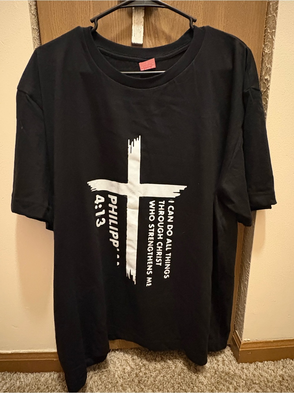 Pillippians 4:13 Black Shirt